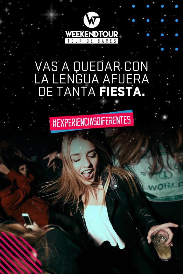 WeekendTourBa's tweet photo. ¡No te damos respiro! 😝🎉 

¡Vení a vivir #ExperienciasDiferentes a #WeekendTour!🎈 https://t.co/1xkMRPvcrQ