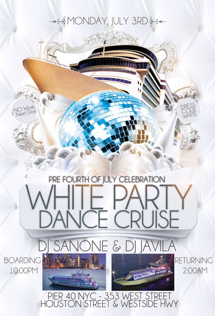 BronxParties's tweet photo. Monday, July 3rd - The Pre 4th Of July Dance Cruise on board the Hybrid Yacht NYC - TIckets On sale https://t.co/6ePQFH5Uj0 @FullyJiggy https://t.co/Xuk170Hf46