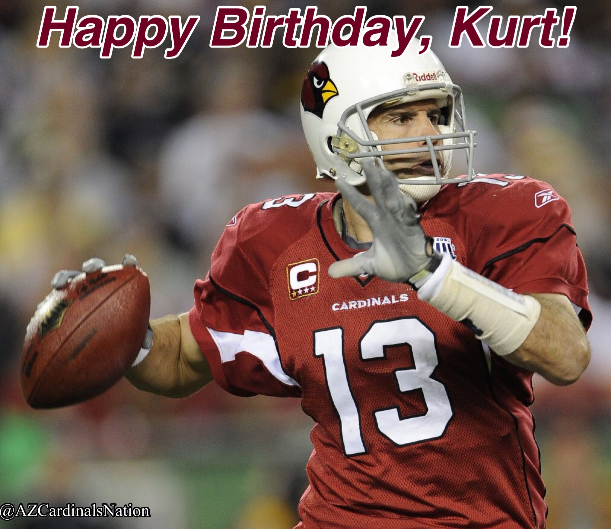 Happy Birthday to legend, Kurt Warner!  