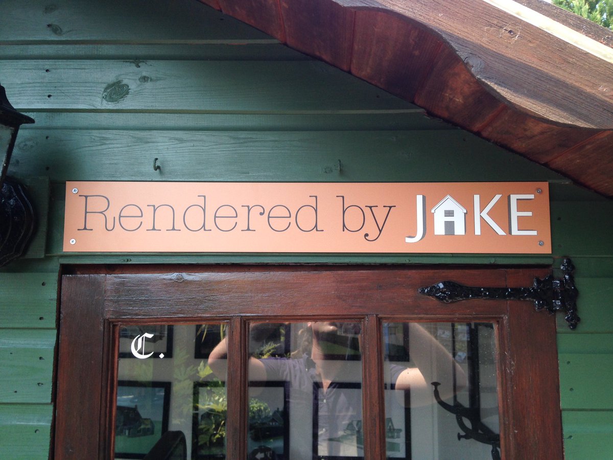 RenderedbyJake's tweet photo. New business sign has arrived!! 

Here's the old sign vs. the new!

#Branding #Design #Aluminium #Sign #Art #Architectural  #Office https://t.co/2b6Y7JU6sR