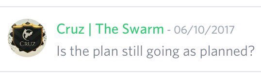 Unfortunately the plan is not going to plan. We were expecting to match your clan in a few days but you guys had to go catch a 2 week ban.