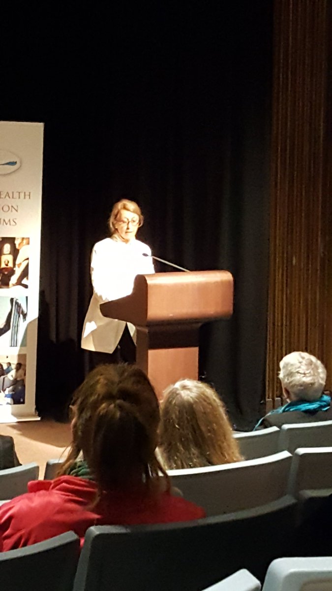 jmcavity's tweet photo. Suay Aksoy, ICOM President, speaking in Calgary on Contested Histories. https://t.co/nPHhr8tH3d