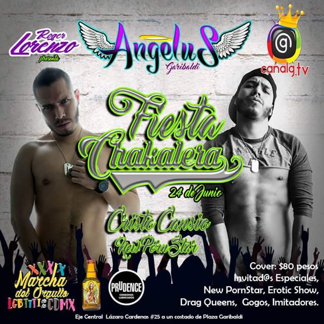 AngelusNightBar's tweet photo. #NoTeLoPerder después de #LaMarchaOrgulloLGBTTI en la #CDMX ven a #AngelusGaribaldi a #LaFiestaChakalera será #espectacular . https://t.co/PQmCxkY3Ps