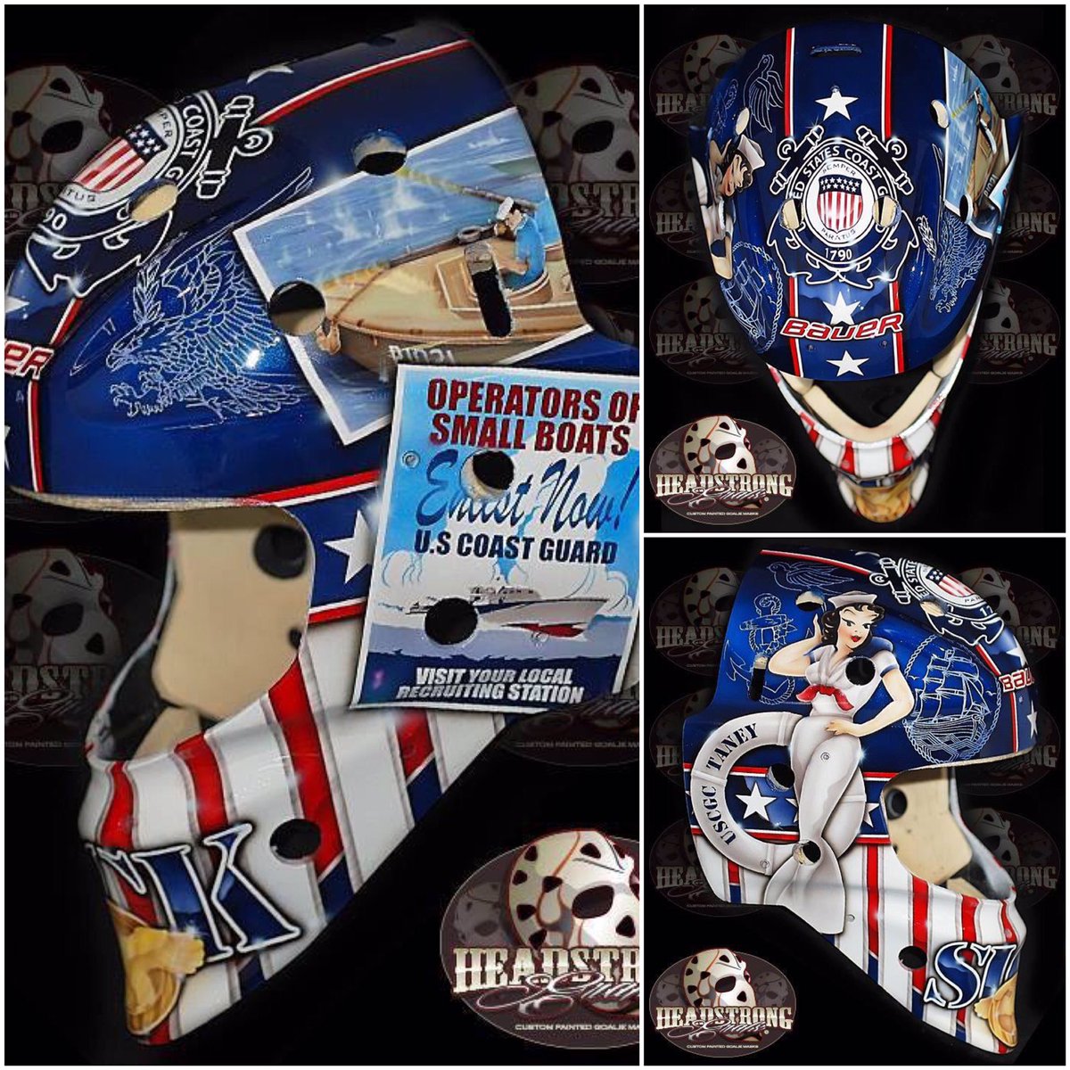 uscghockey's tweet photo. The #uscgpuck goalies are dedicated! @uscgmidatlantic @uscg #icehockey https://t.co/qCBsjLOACo