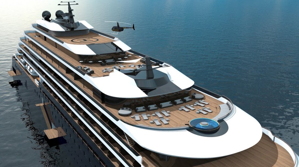 RitzCarlton's tweet photo. The specially designed vessel will accommodate up to 298 passengers, and feature 149 suites, each with its own private balcony. https://t.co/8tO0eeGq4r