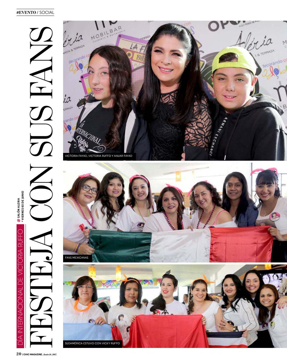 VickyRuffoWeb's tweet photo. [NOTA] "Fans celebran el Día Internacional de Victoria Ruffo"  @ChicHgo @victoriaruffo31 https://t.co/QooD1jzvcM https://t.co/swQwtqDTyG