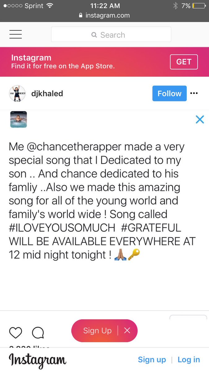 Khaled gave me space to produce and write a whole record for his album, I dedicated it to Kensli &amp; Asahd and alla babies out there. Drops Tn