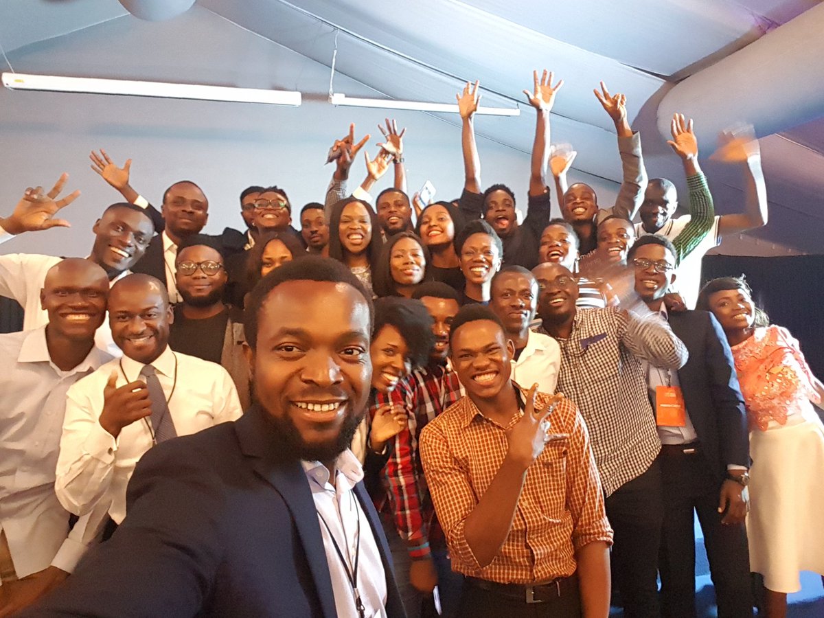 The inspiring <a href="/Cc_HUB/">Co-creation HUB (CcHUB) Limited (RC 918335)</a> team - onto bigger and better #SocialChangeSummit in 2018. Love you all!