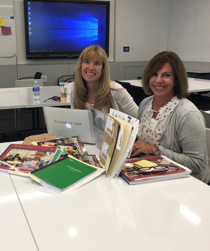 How we spend our summer "vacation!" @Luvupbooks <a href="/TCRWP/">TCRWP</a> #learningalot #brainisfull #ColumbiaUniversity