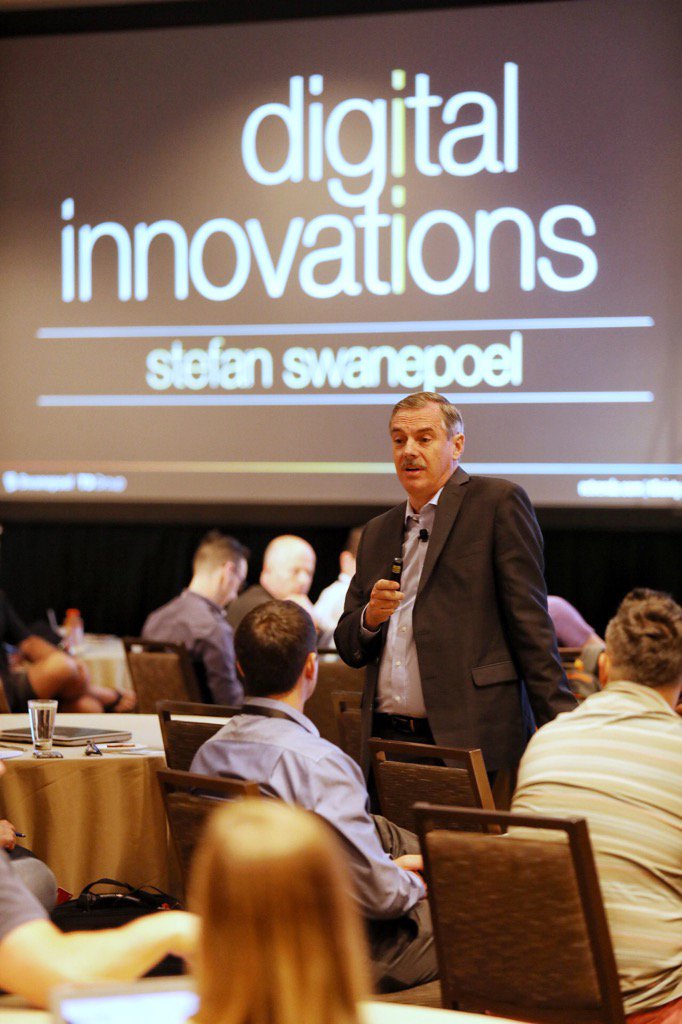 webmastersre's tweet photo. 3D printed cars, wireless power, holograms: @Swanepoel is blowing our minds with tech possibilities in RE #rewsummit https://t.co/pYwvYftRlI
