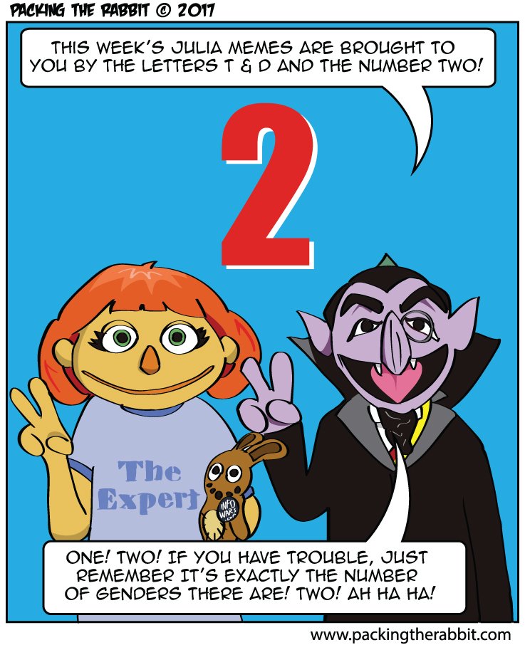 Packtherabbit's tweet photo. Based Julia and the Count bring you an important lesson! #basedjulia #packingtherabbit https://t.co/ZoFbJ1S62E