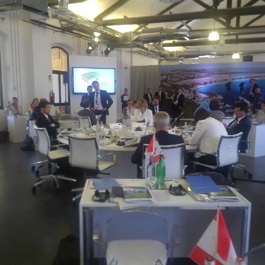 Awesome experience sitting in on G7 discussions in Italy, proud to be here representing #Canada &amp; <a href="/cityofstratford/">cityofstratford</a>