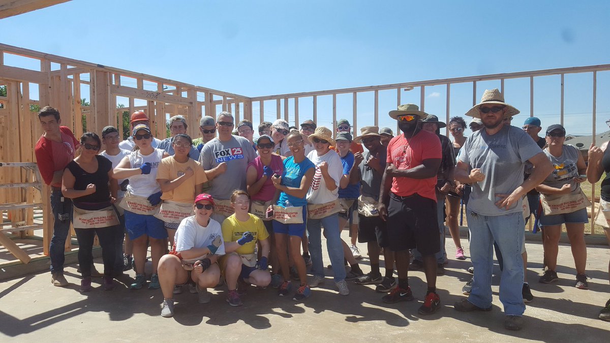 COHFH's tweet photo. Lunch break with @OKCFOX &amp; @HEARTWorkcamp! #frameday https://t.co/kKuZTECDqk