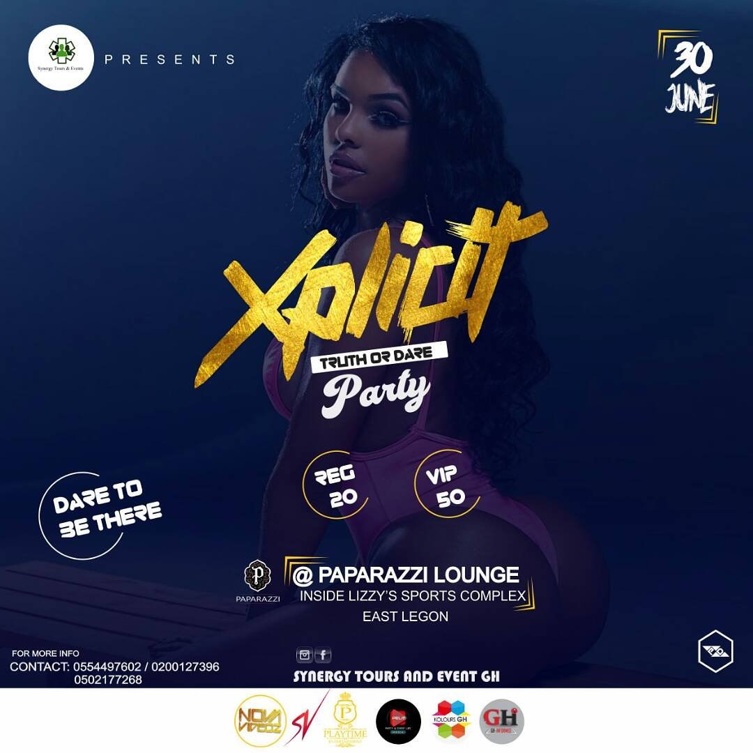 StudicopNetwork's tweet photo. On the 30 June all roads and root leads to the #lizzysportcomplex inside east legon for the #Xpicitparty. https://t.co/X98CHiccff