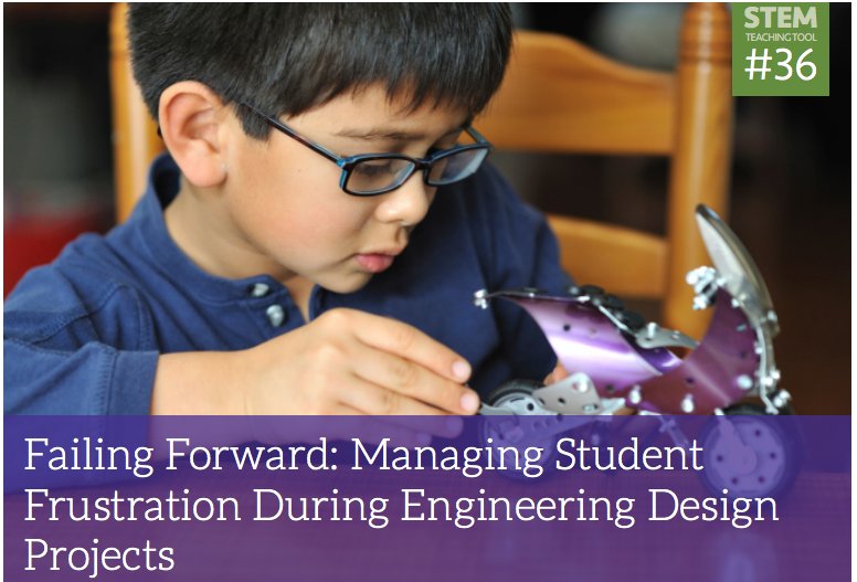 STEMTeachTools's tweet photo. How can you support your students to learn #engineering through productive failure? Read this 2pg brief: https://t.co/JwiiHCHe5a #NGSSChat https://t.co/jbHy72KcgS