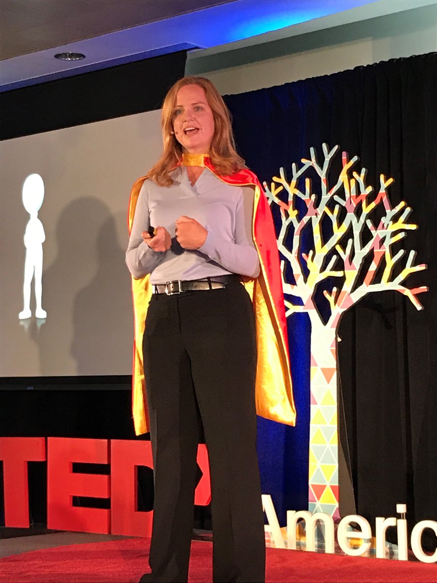 TEDxAmericanU's tweet photo. .@KatieMcNerney is on the @TEDxAmericanU stage talking about her superpower, helping people find purpose at work. #TEDxAU https://t.co/gI2093EFrC