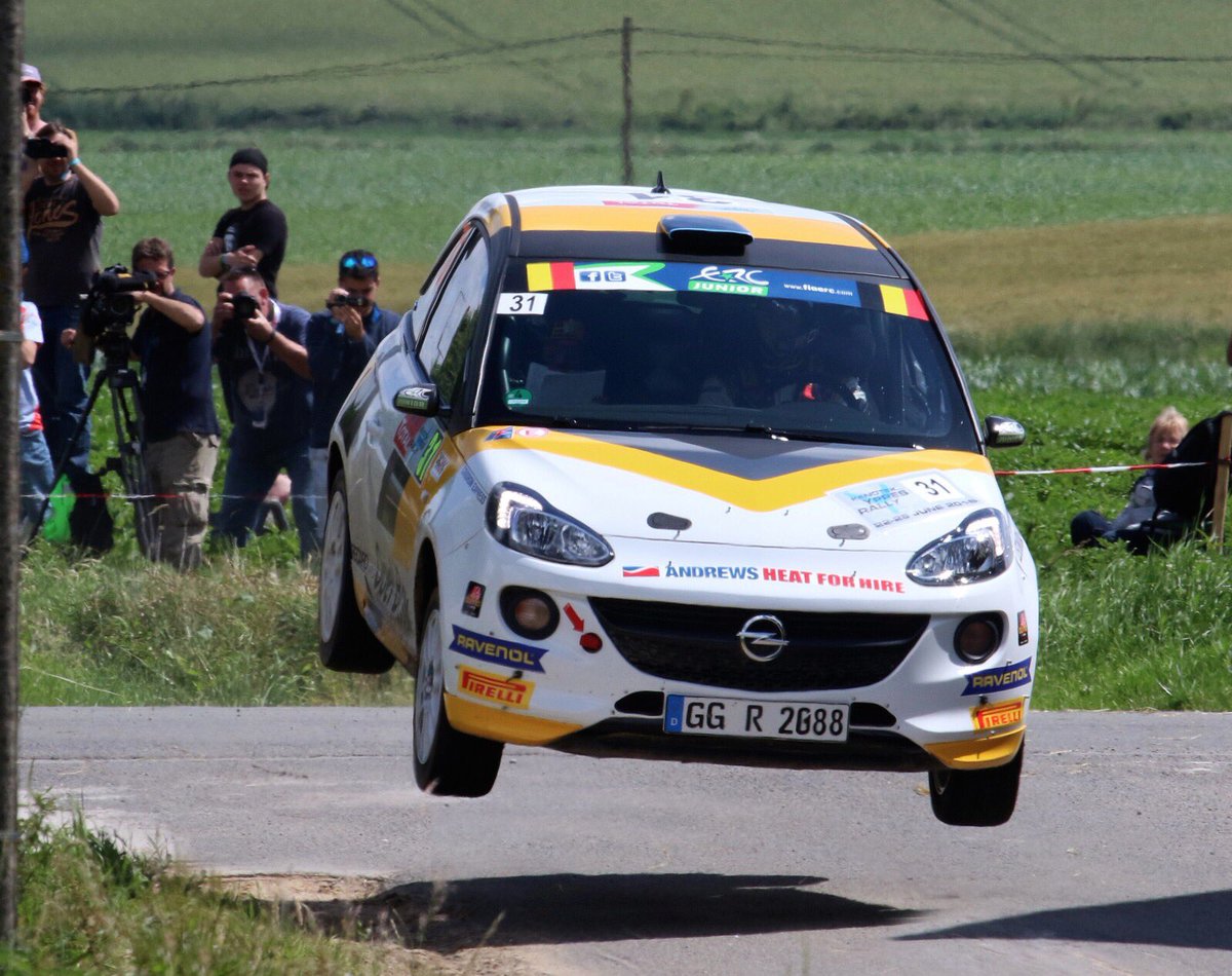 So thankful to @VauxNetworkQ for the amazing opportunity to compete in the @MSA_BRC Juniors here @ypresrally in our ERC leading ADAM R2 😍👌🇬🇧