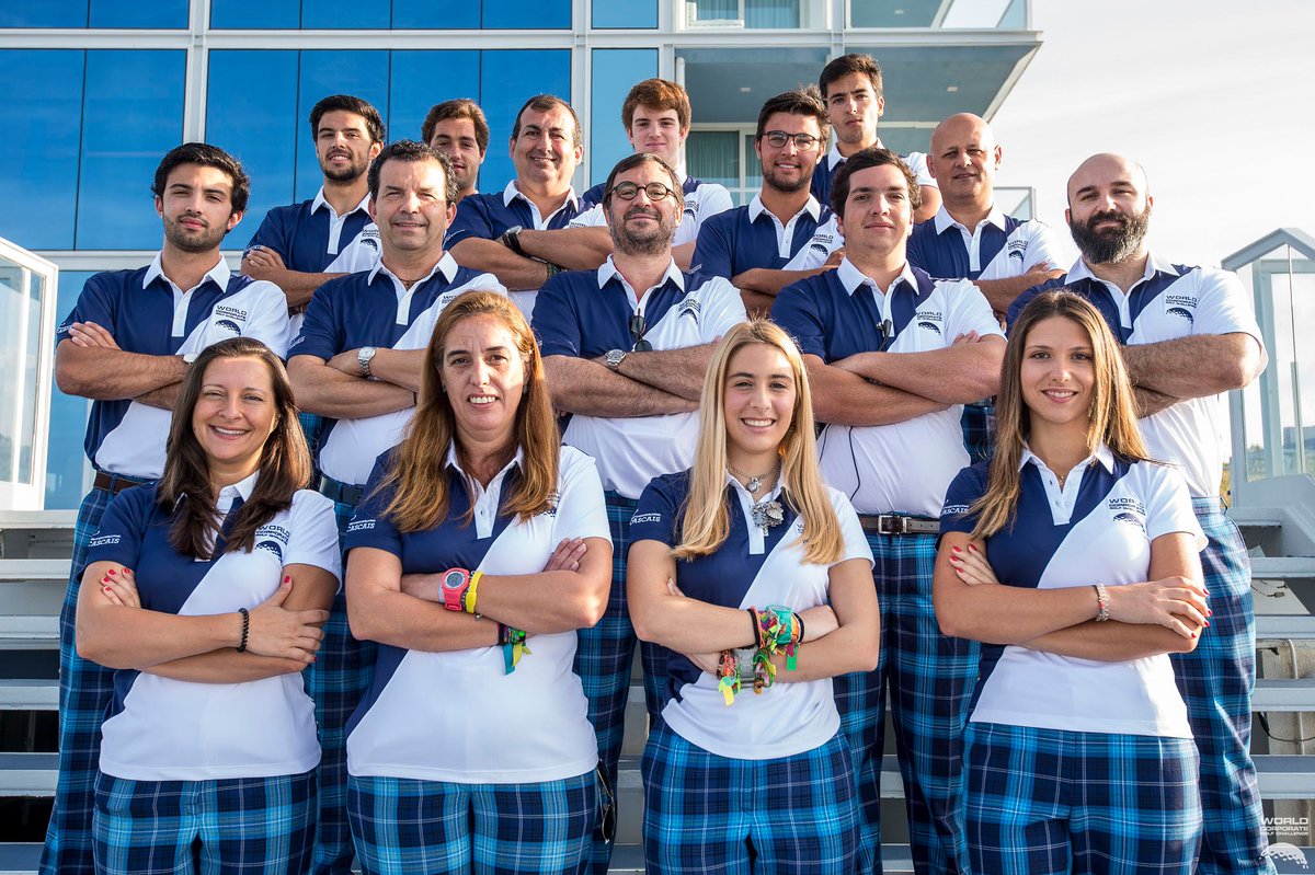 WCGCmedia's tweet photo. WCGC Team is ready for the World Final! We hope you to have a great experience and enjoy your time here in Cascais ⛳️
#WCGCFinal https://t.co/TRMZjSDtcR