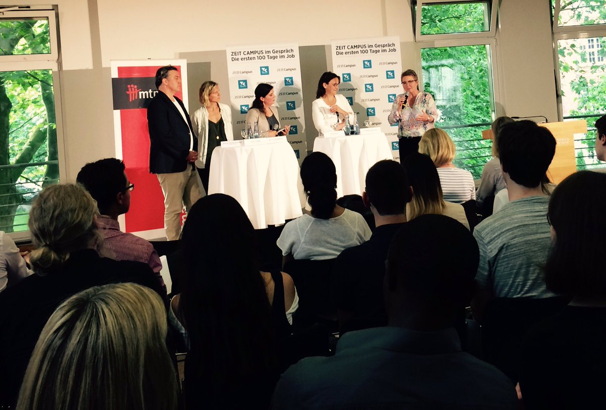 Wie gelingt der Berufseinstieg? Heute mit <a href="/unihh/">Universität Hamburg</a> <a href="/LauraLudwig86/">LauraLudwig</a> <a href="/McKinsey/">McKinsey & Company</a> <a href="/TKinHH/">TK-Landesvertretung Hamburg</a> und natürlich <a href="/zeitcampus/">ZEIT Campus</a> #zeitcampus @MTPeV