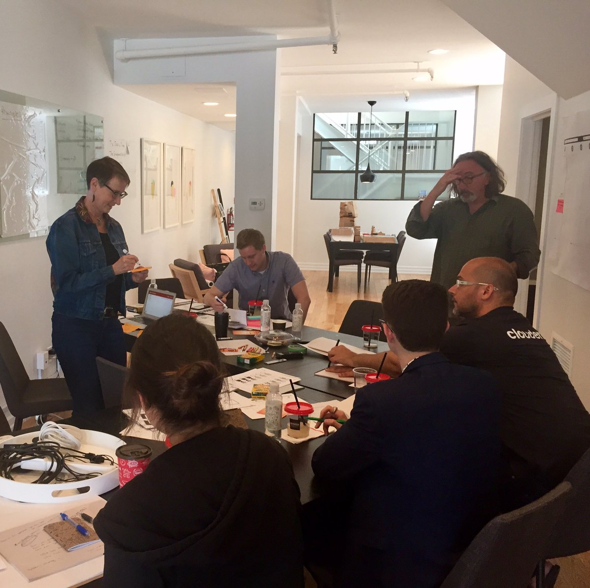 SXDLab's tweet photo. Our two-day Design Sprint to build the first model of the #SXDLab continues today! https://t.co/2rnY5ukufX
