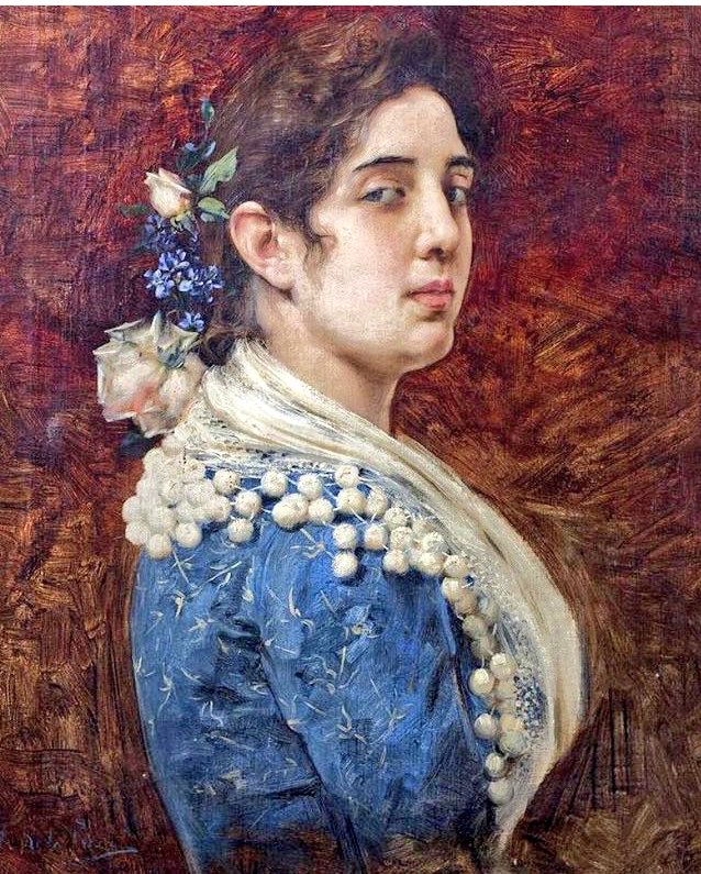 IsbilyaSubastas's tweet photo. Mirada de "#mujer fatal" la fuerza de esta pintura de Manuel De la Rosa en #isbilya subastas abierto este sábado 24 y domingo 25 #sevilla https://t.co/YDjjs4dtrL