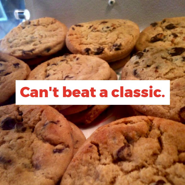 Sometimes you gotta indulge a little after a healthy meal!