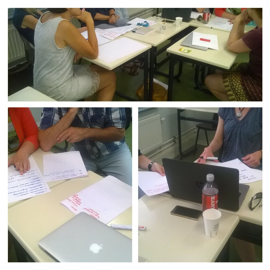 Hard aan werk laatste sessie dit onderwijsjaar academische werkplaats 'ontwerpruimte beroepsonderwijs' <a href="/HU_Utrecht/">Hogeschool Utrecht (inactief)</a>