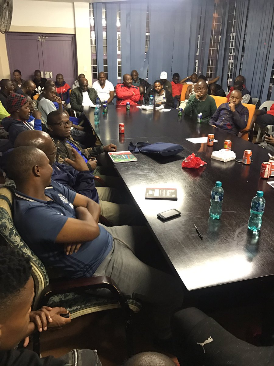 Brilliekhuzwayo's tweet photo. This is how the boardroom looks as the teams find out who they're playing at the "Brilliant 16 Challenge" #mmp16 https://t.co/oe72oDKPVT
