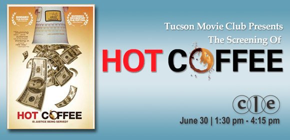 SBAMemberServ's tweet photo. Live #AZCLE Next Week:
Tucson Movie Club Presents The Screening Of "Hot Coffee"

https://t.co/OtGZV4PeA8 https://t.co/Dlttja5KW0