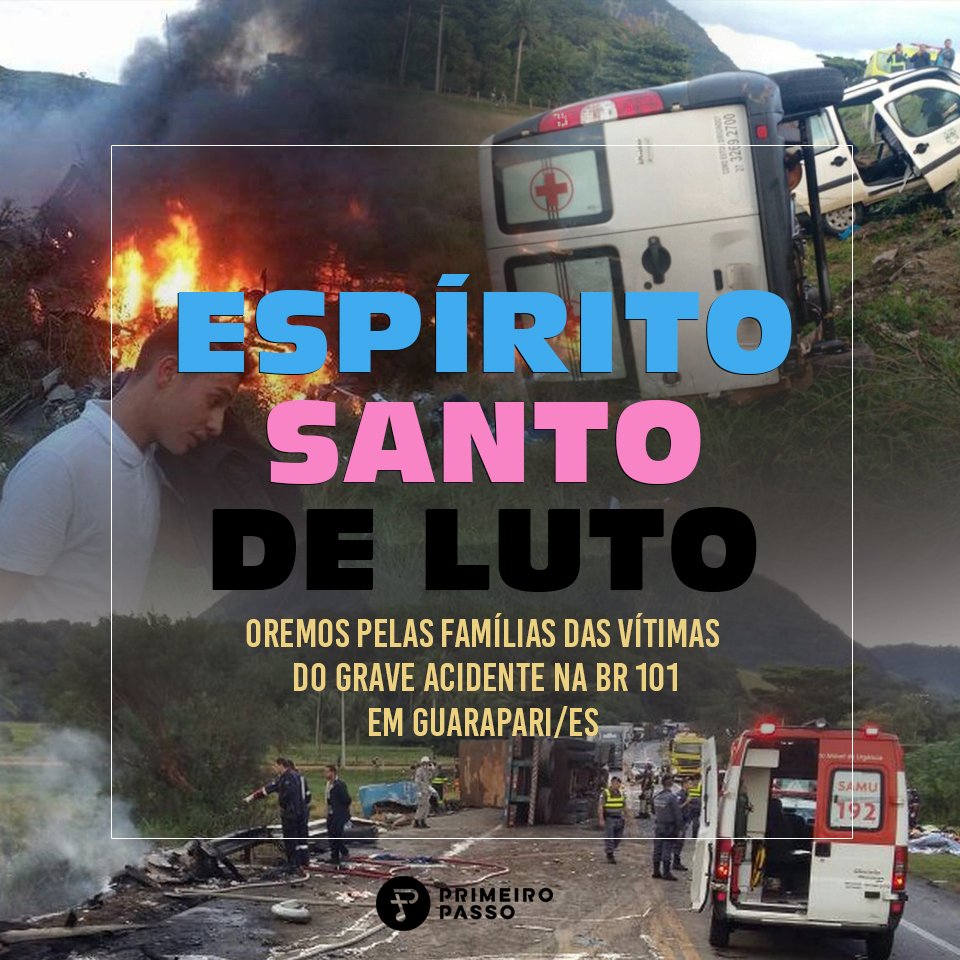 primeiropasso_'s tweet photo. #OrePeloES #Oremos #Guarapari #BR101 #Acidente https://t.co/0XpOuri3Jp