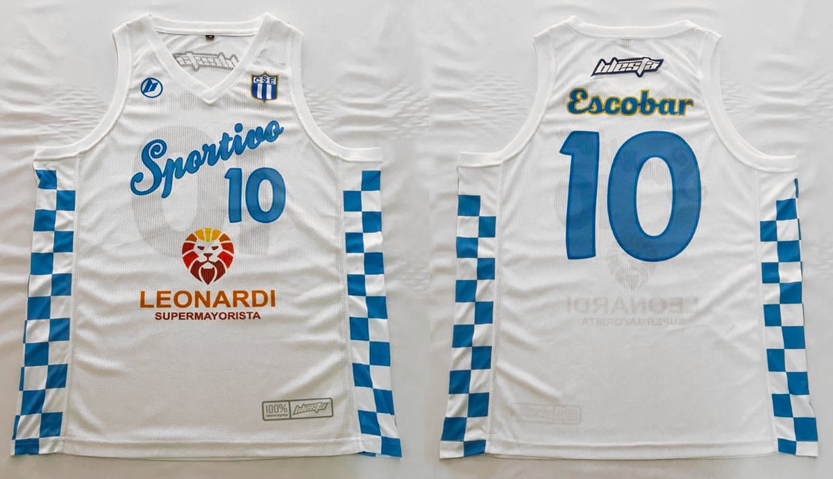 SportivoEscobar's tweet photo. #Basquet #PrimeraDivisionA #ABZC
Presentamos la nueva camiseta @blestaropa de #Sportivo que utilizará durante la Zárate-Campana https://t.co/A6kbyPvwKF