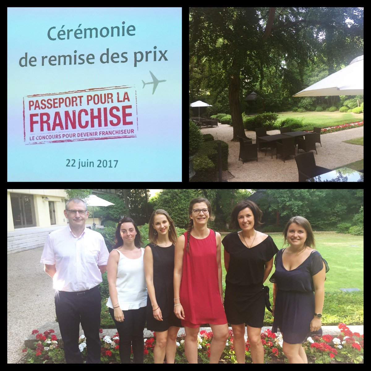Top départ pour la remise des prix <a href="/FranchisePass/">PasseportFranchise</a> avec l'équipe #franchiseKPMG ! #franchiseur #franchise