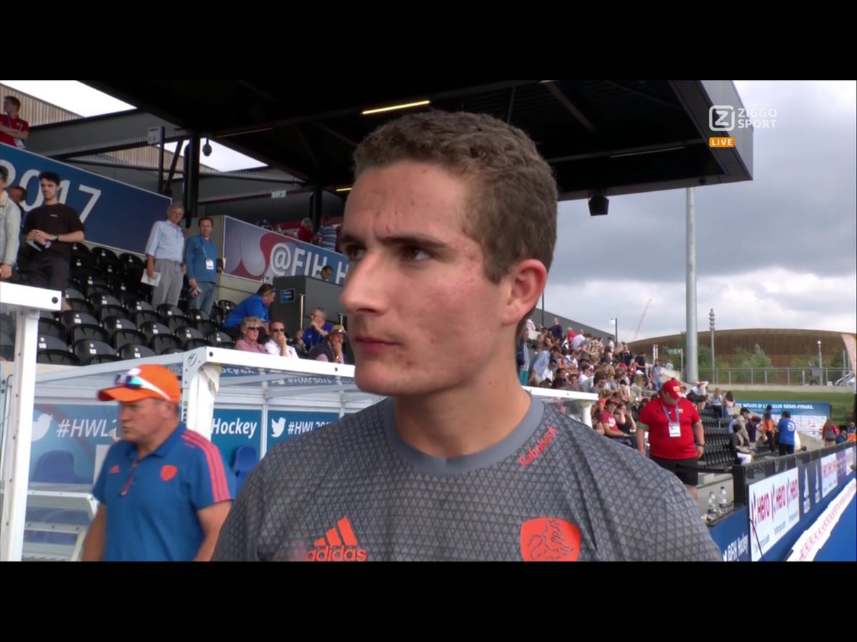 #HWL2017 #nedchn ruststand 2-0 en een interview met Jonas de Geus