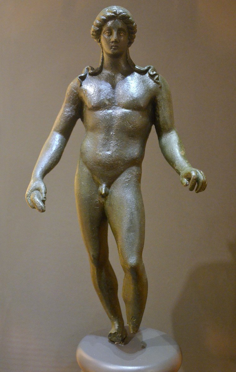 carolemadge's tweet photo. Bronze statue of Apollo, 1st - 2nd century AD, found in Speyer, Germany.
(Historical Museum of the Palatinate, Speyer) https://t.co/SHKUeyn0Za