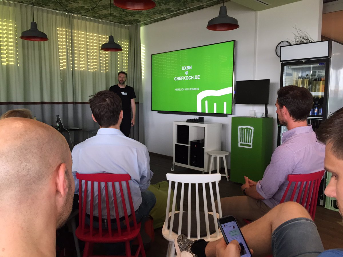 Start #uxbonn <a href="/chefkochde/">Chefkoch</a> together with <a href="/chefkoch_UX/">Chefkoch UX</a> wir freuen uns auf's Grillen 👍🏼