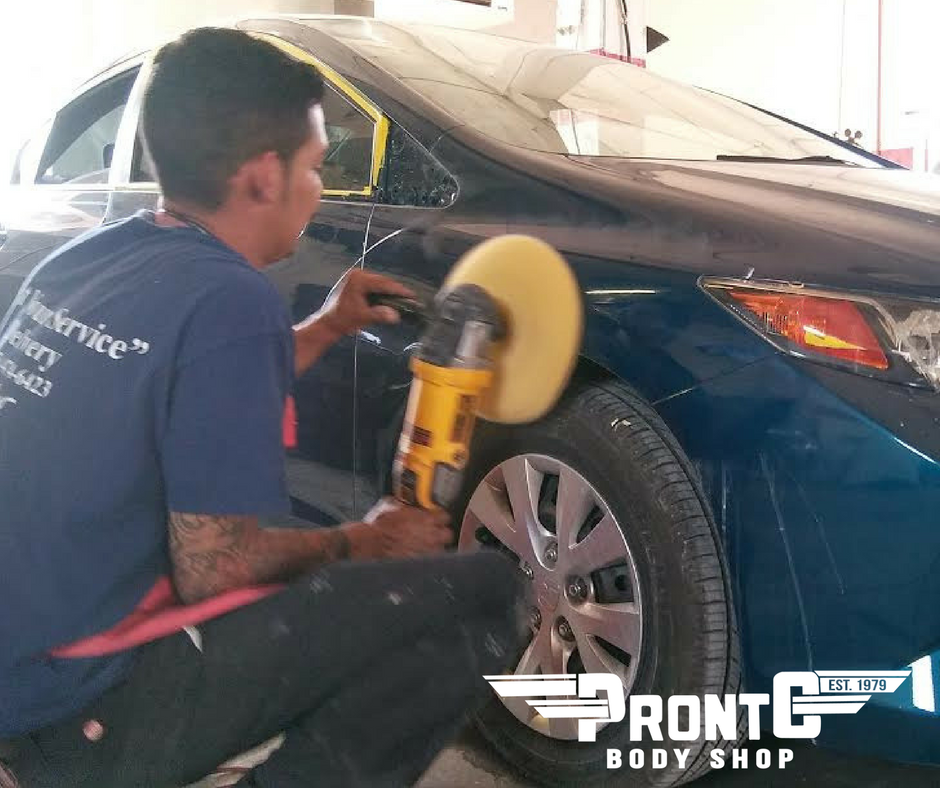 prontobody's tweet photo. One of the final stages after a vehicle is repaired and painted is the color sand and buff.  #epbestbodyshop #collisionrepair #itsallgoodep https://t.co/7HDFtfLPGt