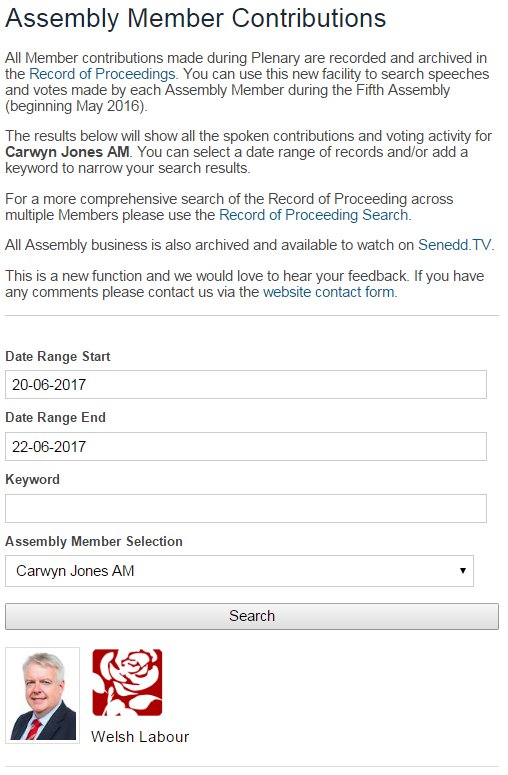 SeneddChamber's tweet photo. @AledapDafydd @LeightonAndrews @peterblackwales @Amanwy @AssemblyWales Hi Aled, you can see both – votes and contributions – with the #KnowYourAM site – not an app, but mobile friendly! https://t.co/CTmvgUxoIN https://t.co/yy1tB9bHke