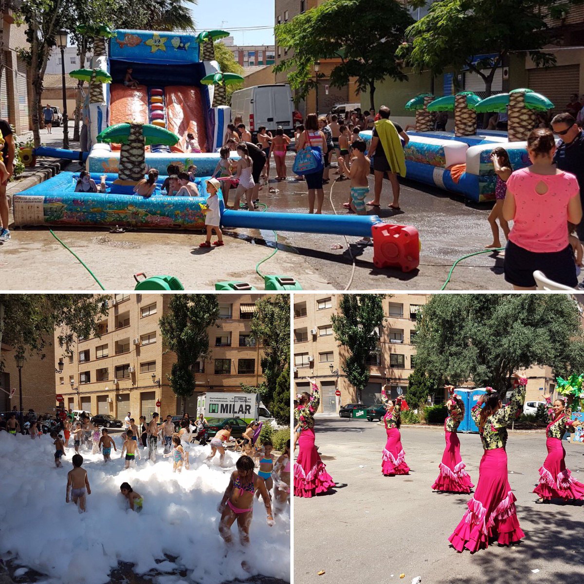 FallaAPiles's tweet photo. Asi empezamos la fiesta de San Juan, desde la mañana sin parar con actividades para niños y mayores #fAnPi #SanJoan #benicalap https://t.co/V0UHYkeJgq