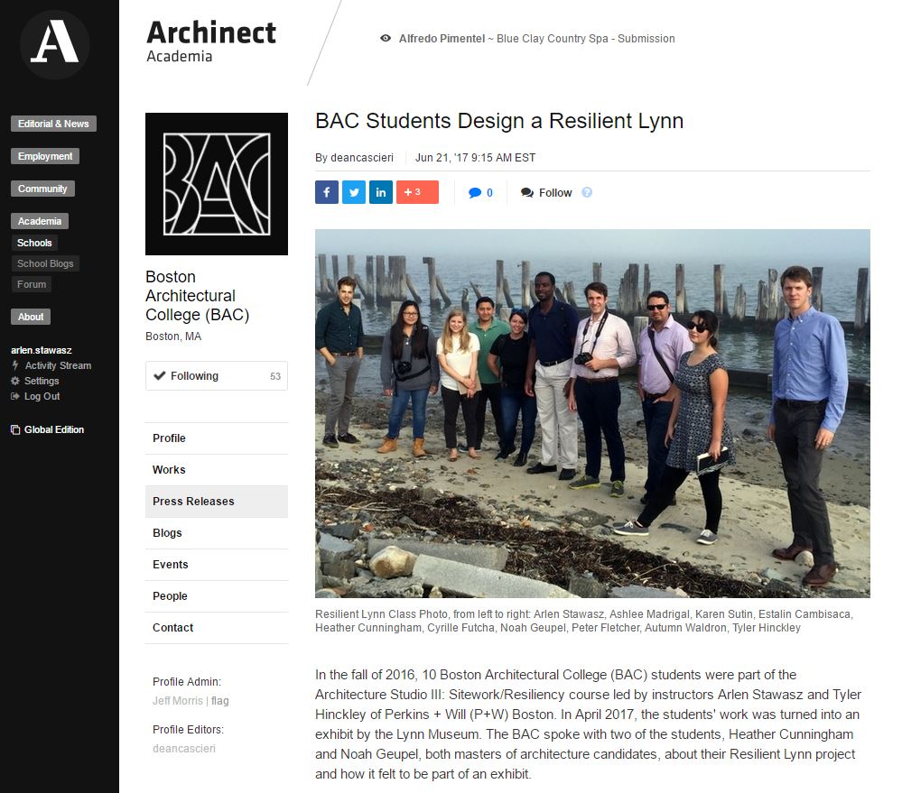arlenstawasz's tweet photo. BAC Students Design a Resilient Lynn | @TheBACBoston @perkinswill_BOS @MassDev #climatechange #resilientlynn https://t.co/zRYRJ71UaK https://t.co/3xACYer4Cl