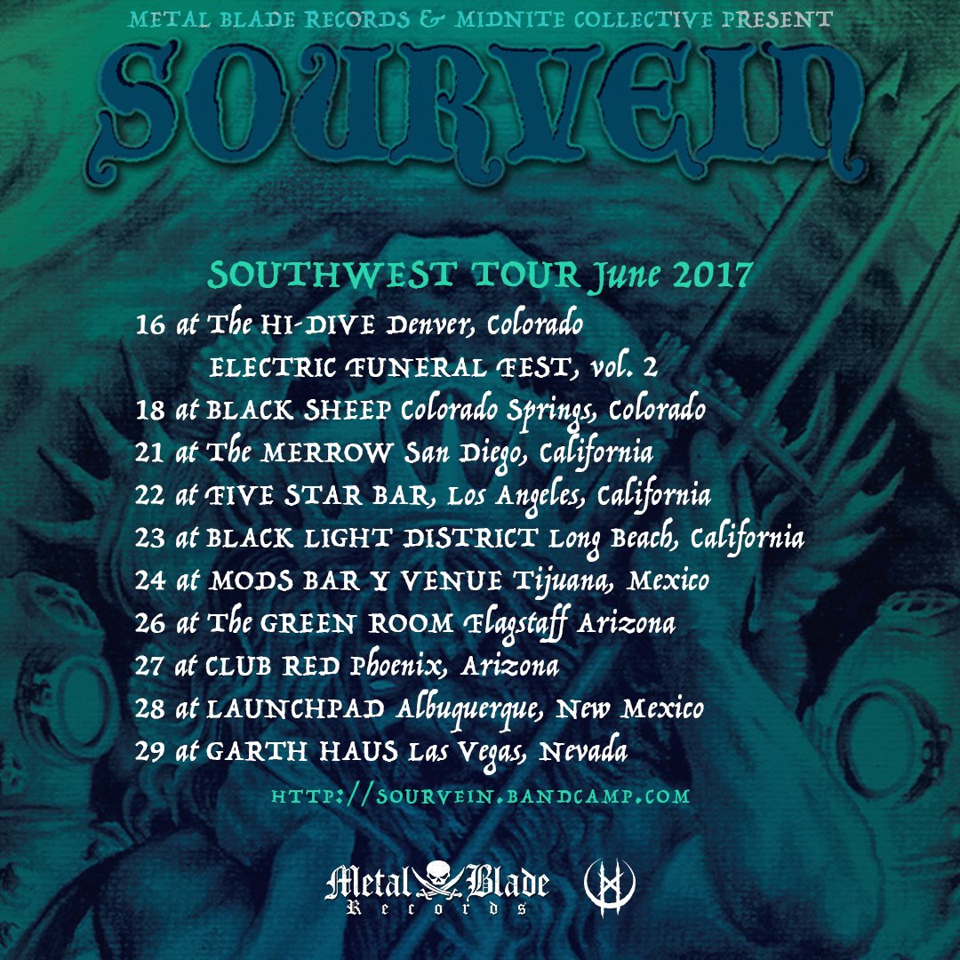 This Sat 24th in #Tijuana with <a href="/SOURVEINOFFICAL/">SOURVEIN</a> and @TWBMDOOM 8PM 50 Pesos at Mods Bar and Venue #sludgemetal #tour #doommetal