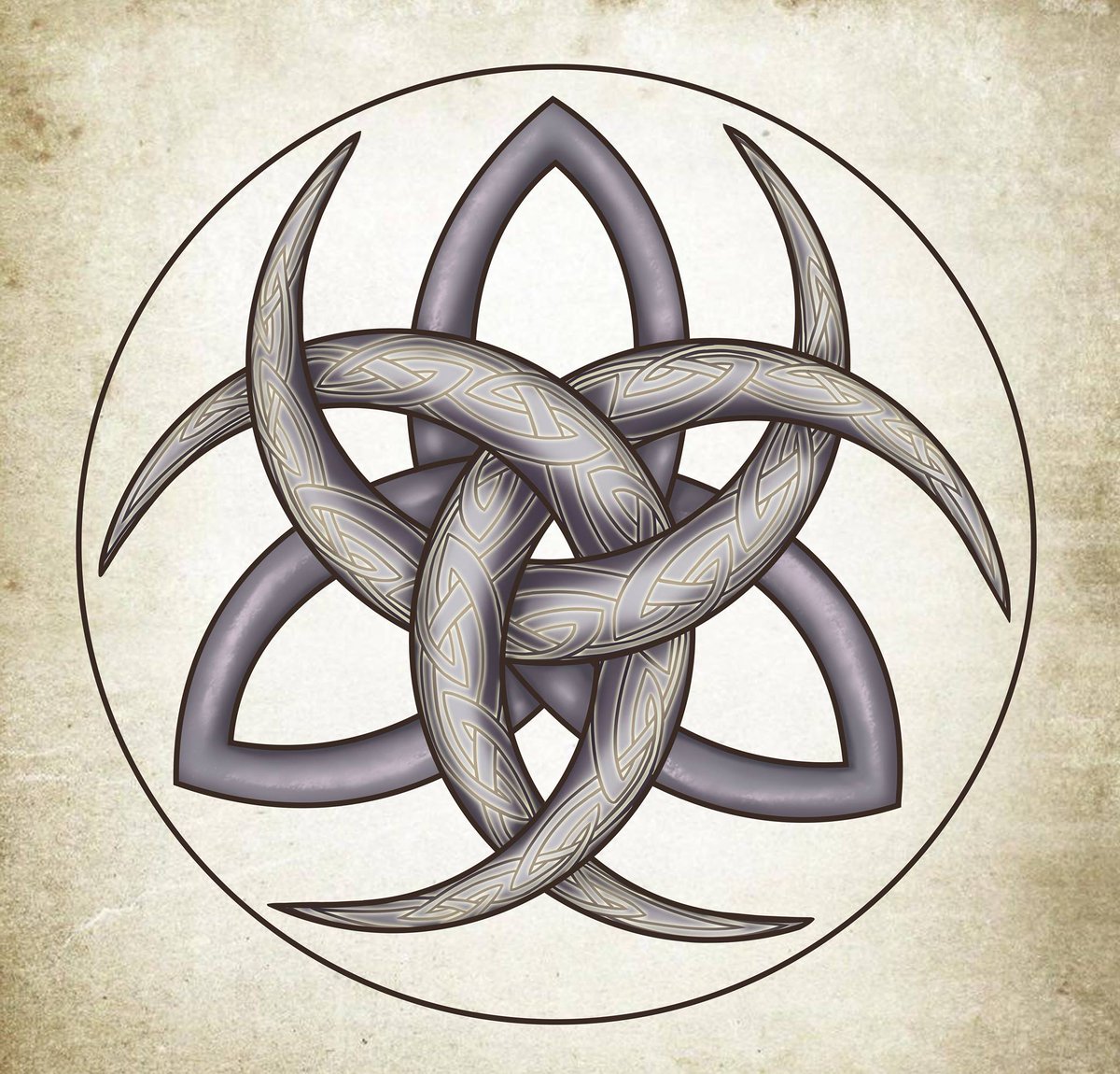 MaidensOTNorth's tweet photo. Happy Midsummer! Let us introduce you our brand new symbol where Maiden, Mother &amp; Crone are bonded together for infinity! #maidensofthenorth https://t.co/fG8aj1gKmY