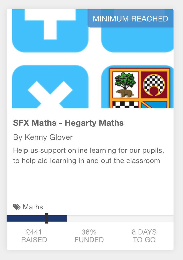 sfxmaths's tweet photo. An amazing response today!! @RocketFundUK @hegartymaths https://t.co/mtjNAg2Lbt #Crowdfunding https://t.co/2ZKY6xXzac