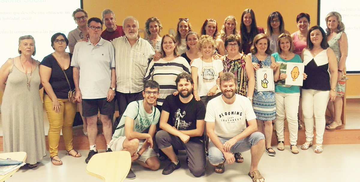 colealtamira's tweet photo. Los profesores del claustro de @colealtamira tras el curso de formación inicial en TEA en @CTIFMadridSur https://t.co/povXgi9xMc