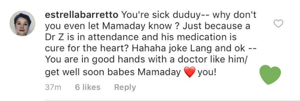 jnkrubydoll's tweet photo. "You are in good hands with a doctor like him" -Mamaday 💚

@BarrettoJulia @iamjoshuagarcia https://t.co/XyML5haag1