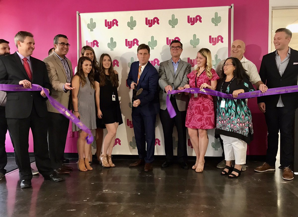 gregstantonaz's tweet image. Our tech sector is on a roll &amp;amp; we are tickled pink to open @lyft&apos;s new Phoenix hub. Lyft has tripled service nationally over the past year.