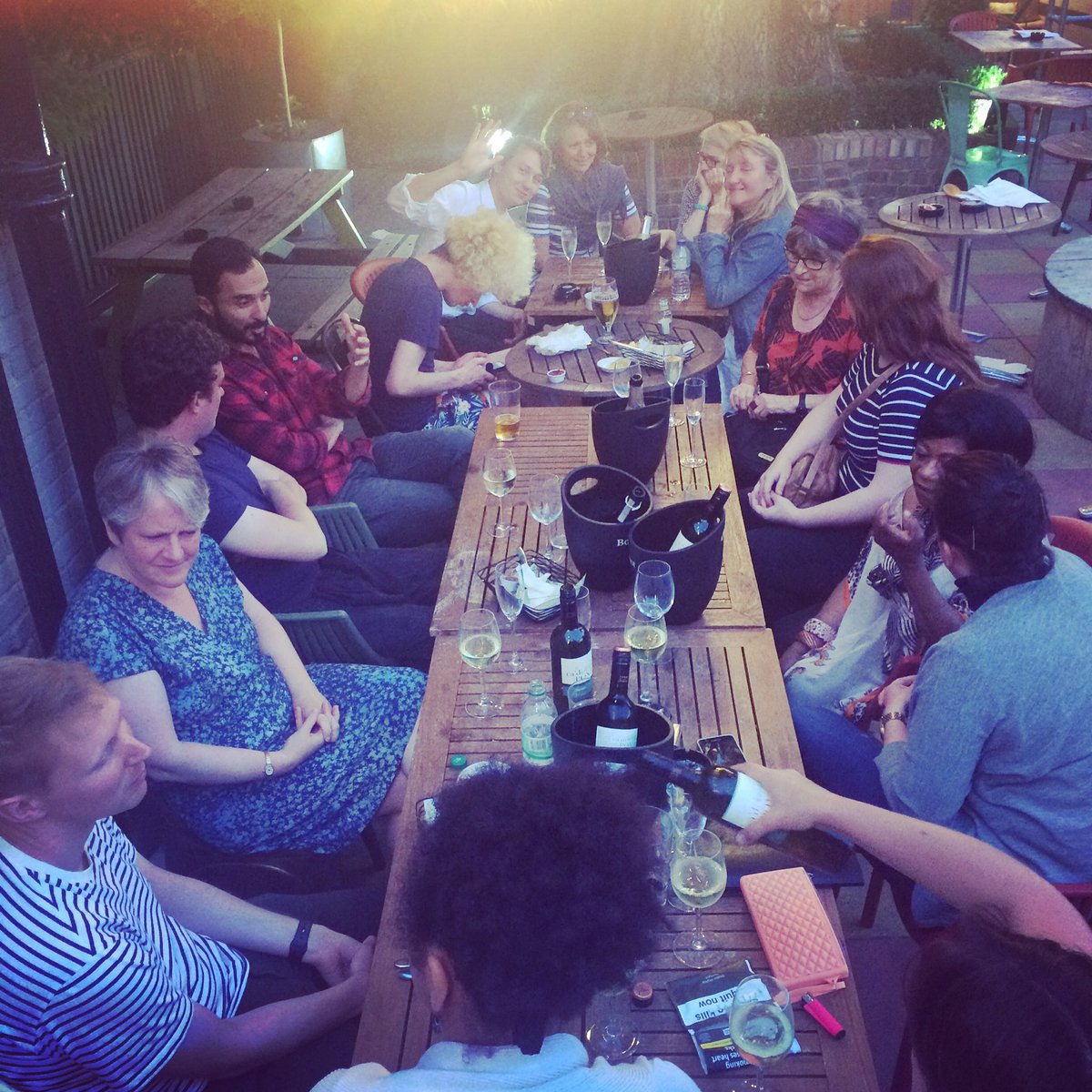 Mega #vibes <a href="/SouthCambLabour/">SouthCambLabour</a> ward social! #wine #sunshine #comrades #celebrations !