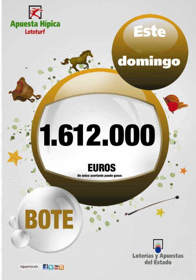 BarParis_Ponte's tweet photo. Bote para el domingo #Lototurf https://t.co/rHLM3EpCBb