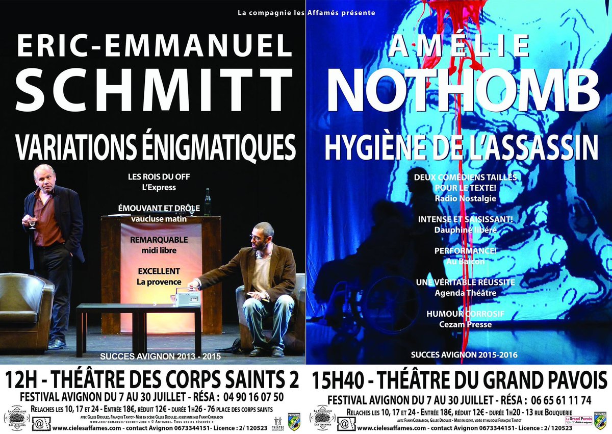 CAffames's tweet image. Réservez vos places pour le festival d'Avignon 2017 ! #off17                cielesaffames.com/styled-23/styl…