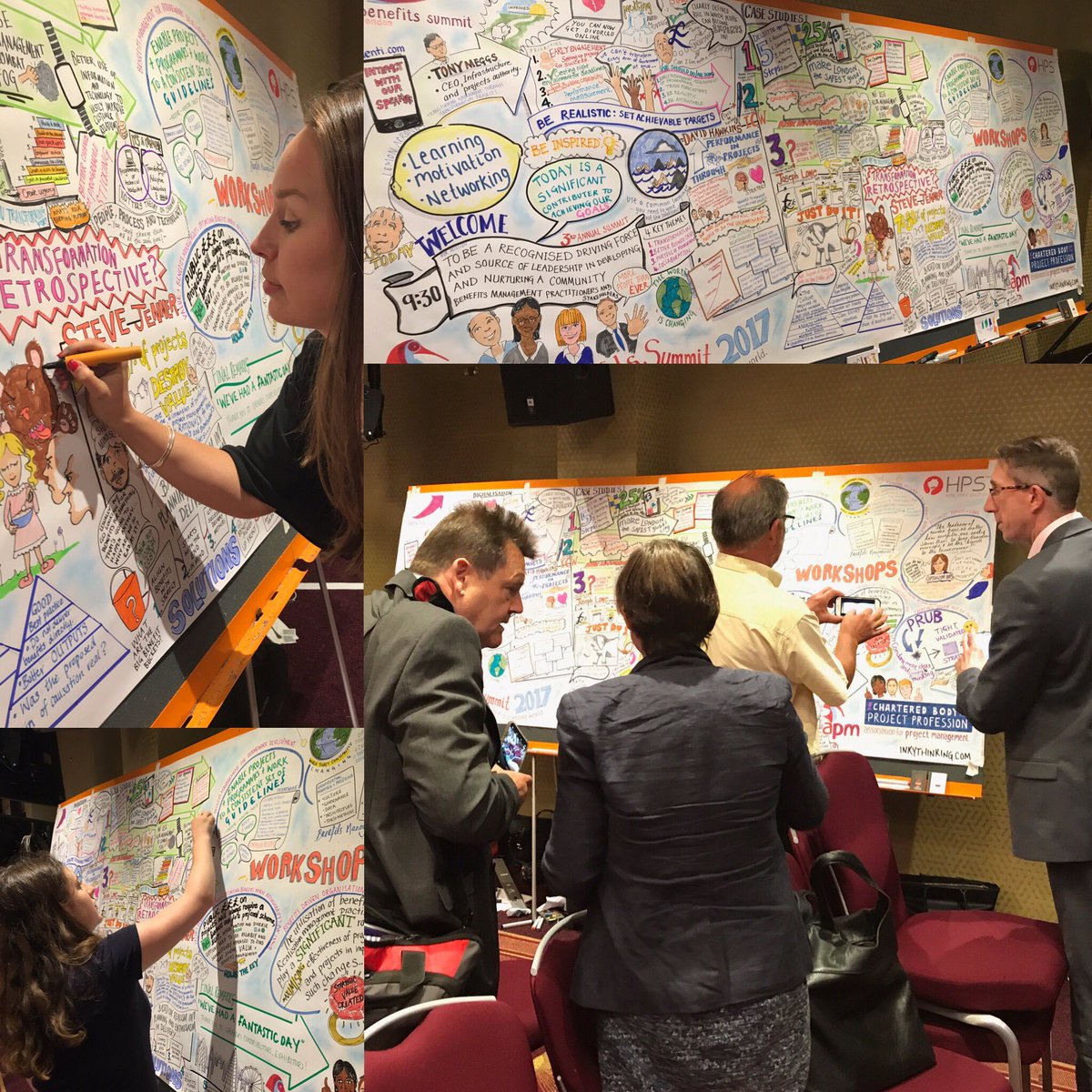 inkythinking's tweet photo. Huge thanks to everyone at the #apmbmsummit for providing super content to capture. We hope the graphic proves to be a sustaining memory. https://t.co/2HFPQyHoft