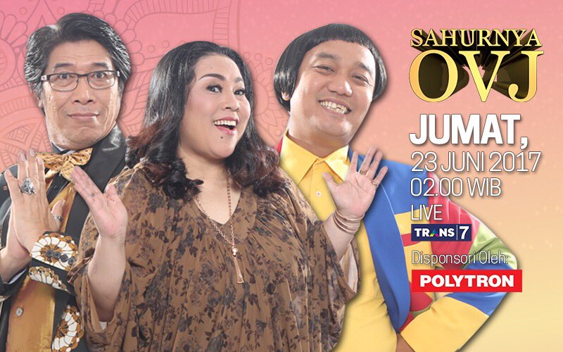 OVJ_kitelagi's tweet photo. Ikutin aja yuk cerita #OVJCLBK28 & jgn lupa jg ikut kuisnya. Ada hadiah total puluhan juta rupiah dr @PolytronIndo #PolytronIndo #OVJCLBK26 https://t.co/9qhooxhpOL